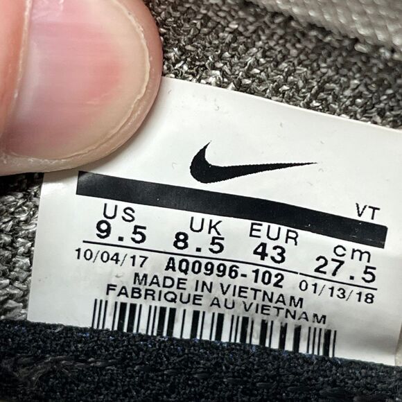 Nike Air Vapormax Moc 2 Acronym Thirsty Bandit Sail Green Mens 9.5 AQ0996-102 - Picture 8 of 8